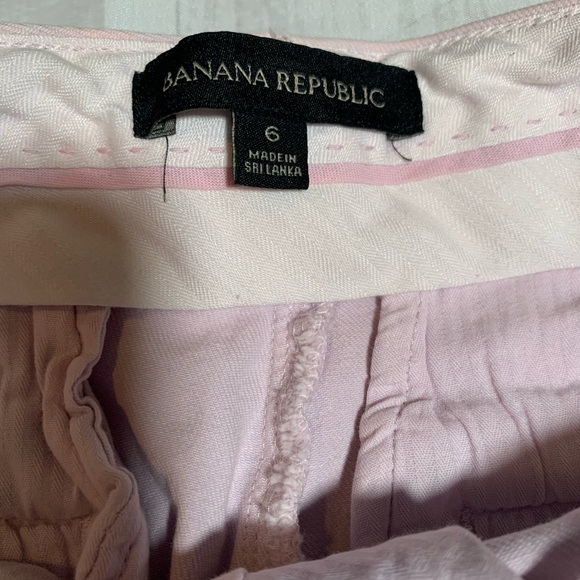 Banana Republic crop Pink Sloan Pants. Size 6. - Picture 3 of 9